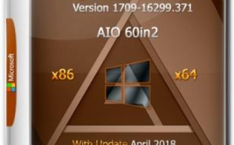 Windows 10 Version 1709 (16299.371) x86-x64 AIO