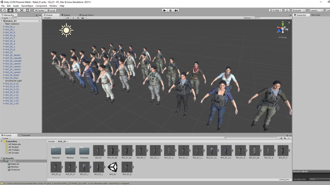 Screenshot #5 - Female Hero (Unity)