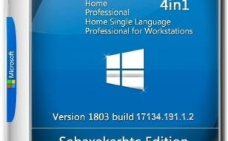 Windows 10 1803 Build 17134.191.1.2 4in1 Sebaxakerhtc Edition (x64)