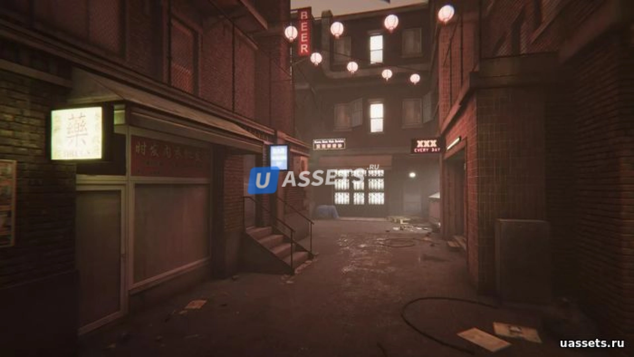 Screenshot #2 - Modular City Alley Pack