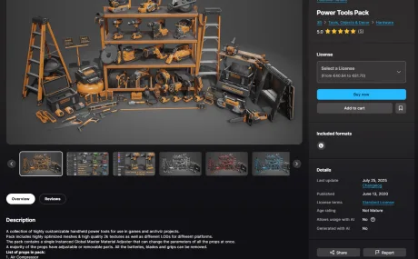 Power Tools Pack (UE5.7)