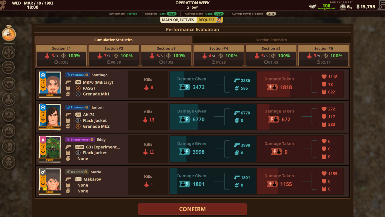 Screenshot #9 - Private Military Manager: Tactical Auto Battler