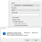 Screenshot #2 - HP USB Disk Storage Format Tool