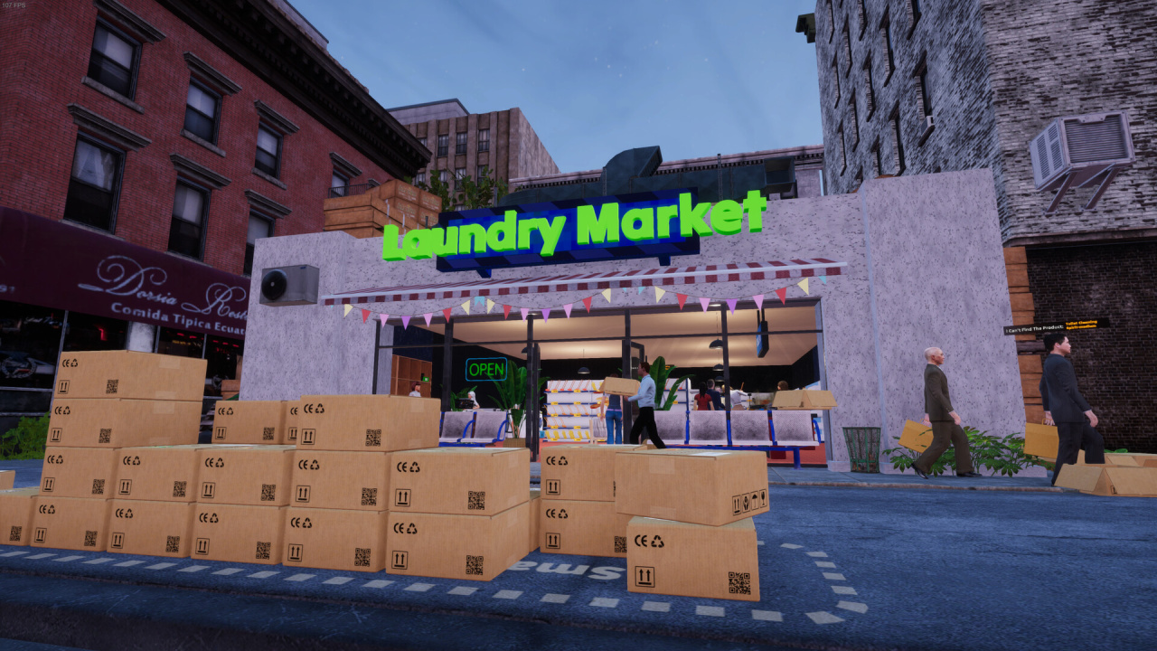 Screenshot #1 - Laundry and Supermarket Simulator