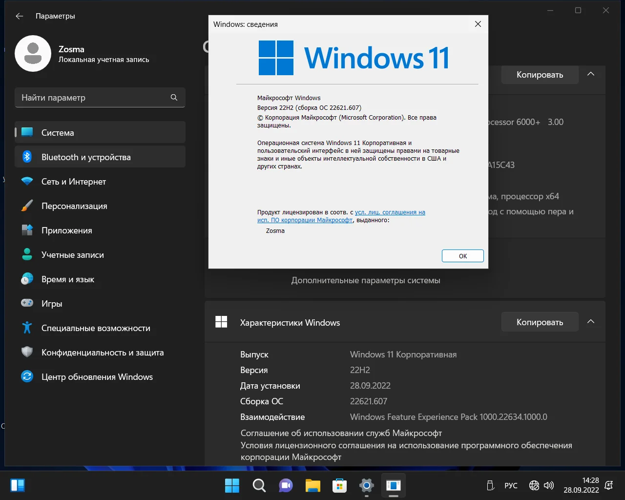 Screenshot #16 - Windows 11 Enterprise x64 MD 22H2 build 22621.607 by Zosma