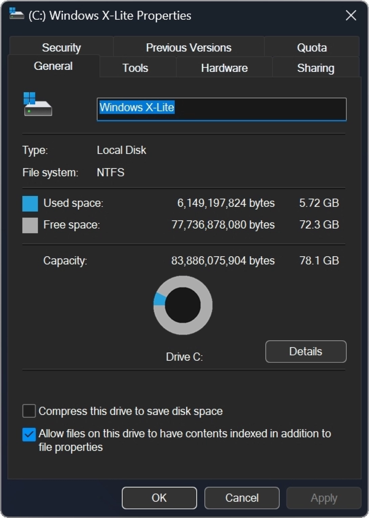 Screenshot #8 - Windows X-Lite Optimum 11 23H2 Pro (22631.3371)