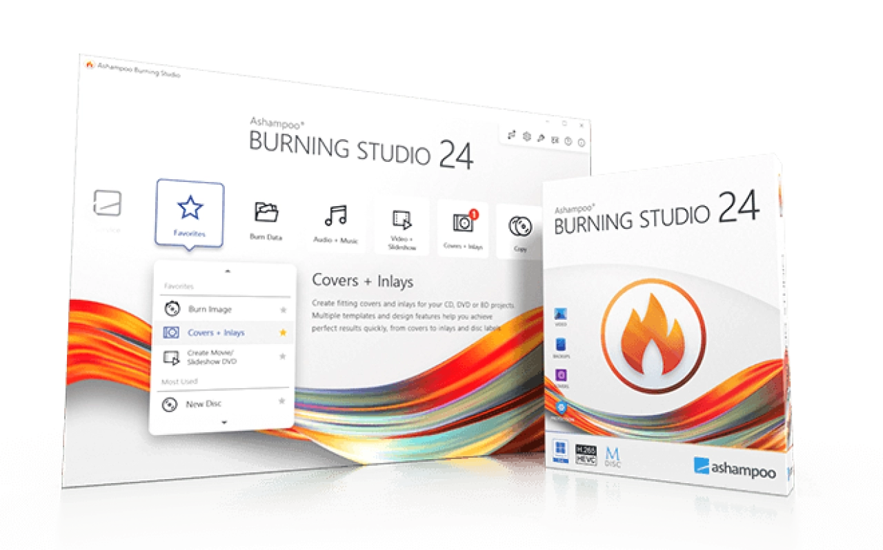 Screenshot #2 - Ashampoo Burning Studio v25.0.2.1 Multilingual