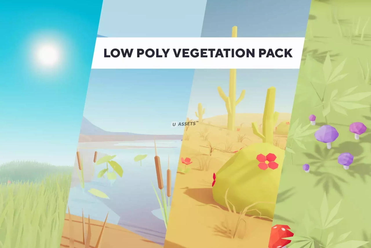 Screenshot #1 - Low Poly Vegetation Pack