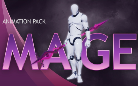 Mage Animation Pack для Unreal Engine 5 (UE5)