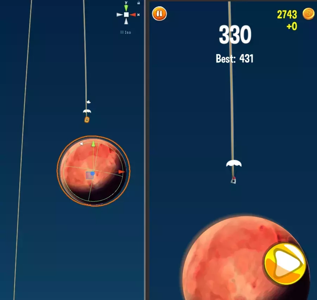 Screenshot #2 - Space Frontier complete game template