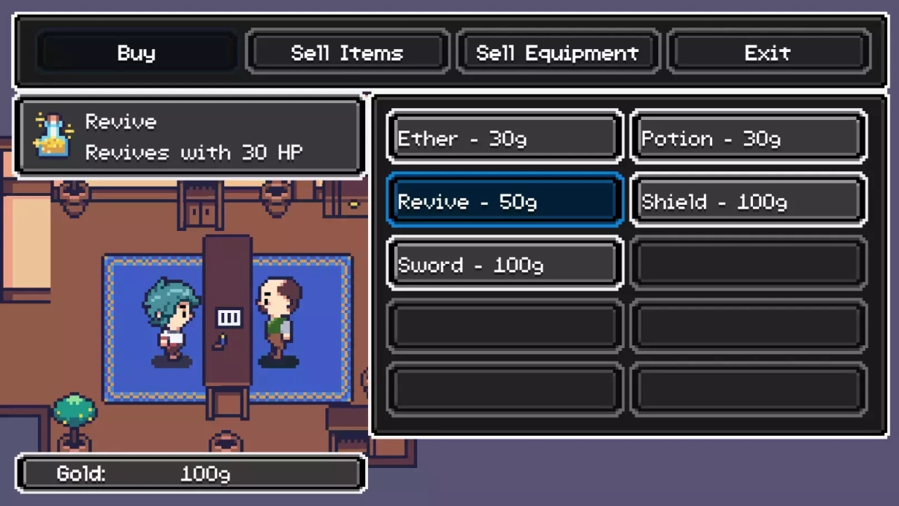 Screenshot #3 - 2D RPG Kit