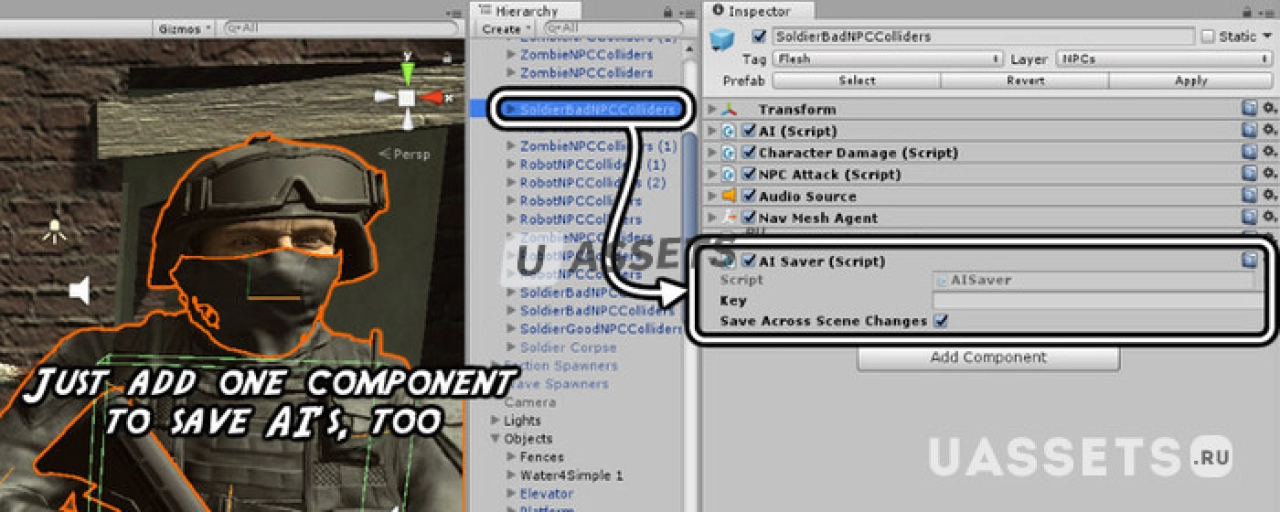Screenshot #3 - Save System for Realistic FPS Prefab