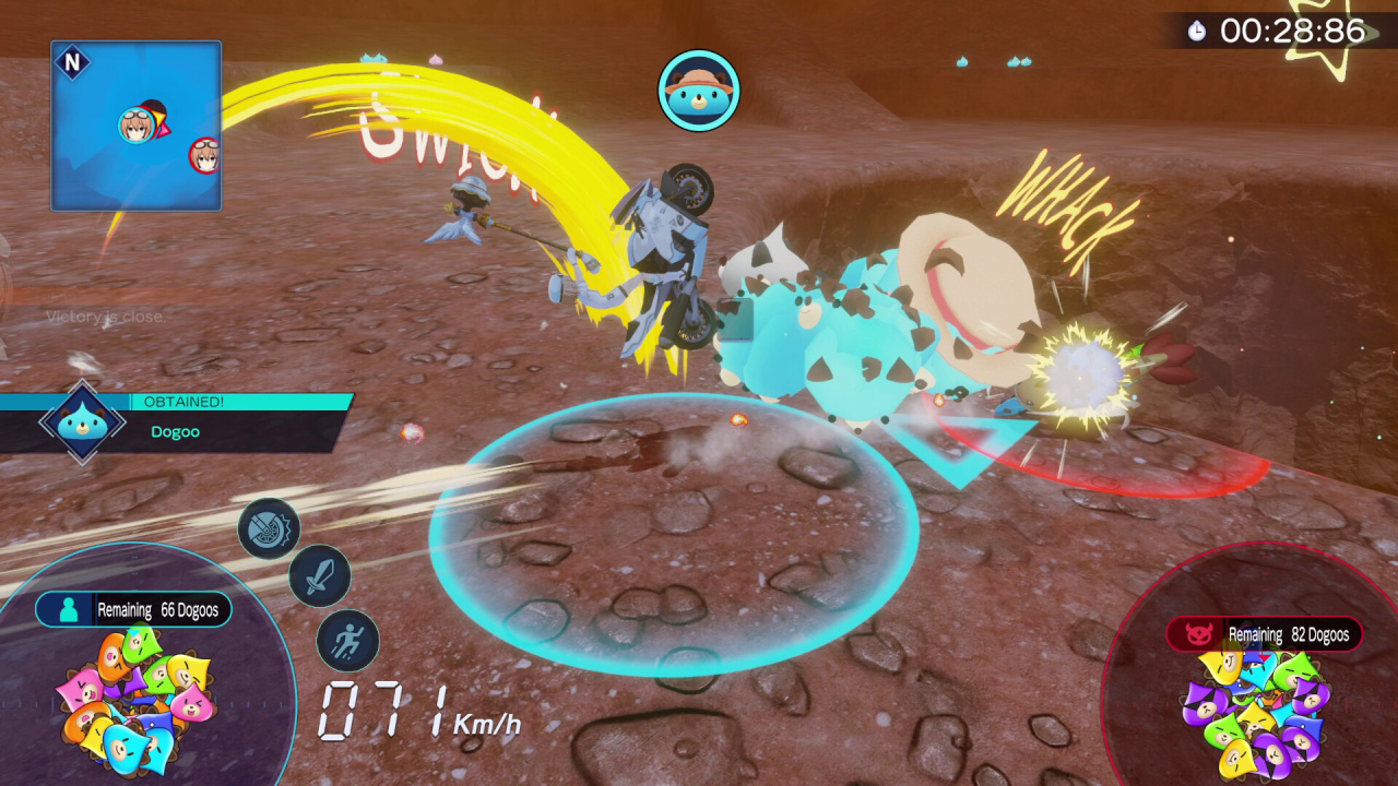 Screenshot #9 - Neptunia Riders VS Dogoos