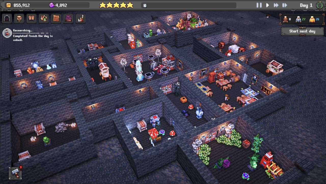 Screenshot #1 - Dungeon Tycoon