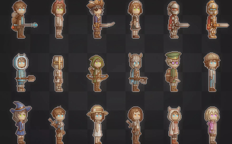 Customizable Pixel Character