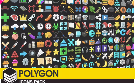 POLYGON Icons Pack - Low Poly 3D Art by Synty