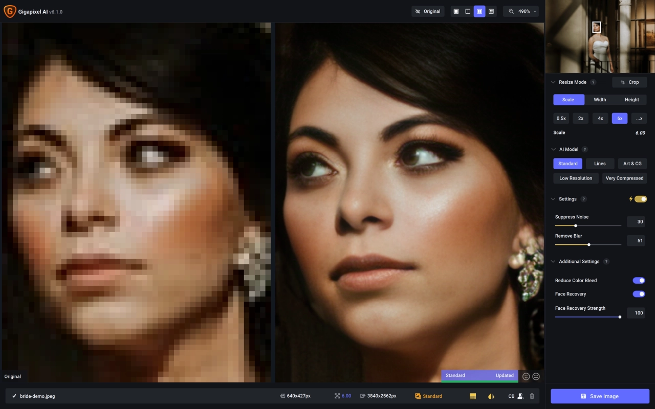Screenshot #2 - Topaz Photo AI Pro v4.0.2 (Repack) + Offline Models