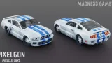 Screenshot #4 - PIXELGON Muscle Cars Pack - Low Poly Pixel Art 3D