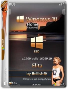Windows 10 Home 1709 (16299.19) x64 Russian