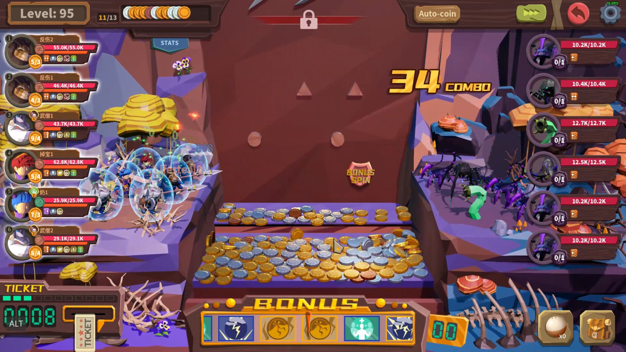 Screenshot #4 - Coin Push RPG