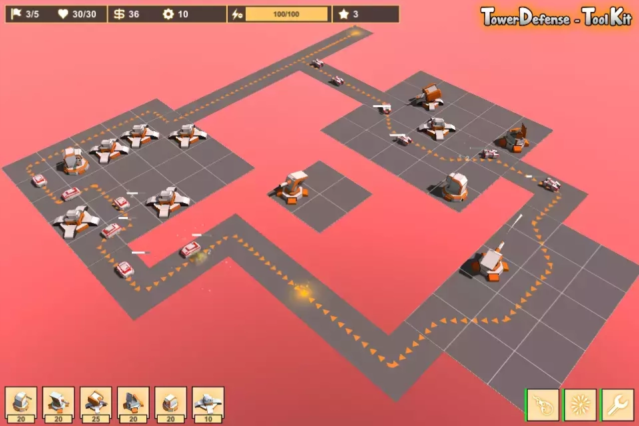 Screenshot #2 - Tower Defense Toolkit 4 (TDTK-4)