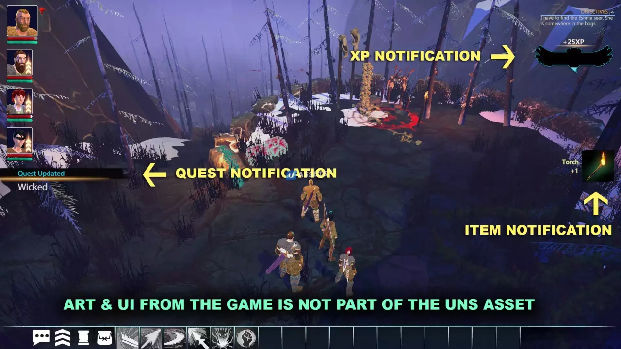 Screenshot #1 - Ultimate Notification System - Player Feedback Made Easy.