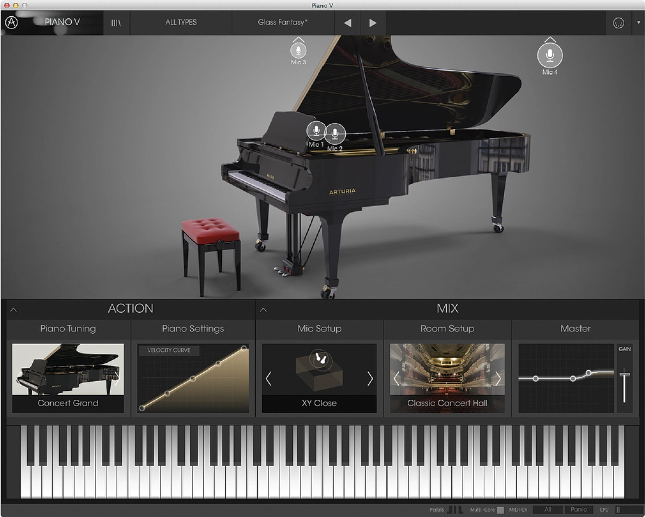 Screenshot #1 -  Arturia Farfisa V 1.4.1.2810 + активация
