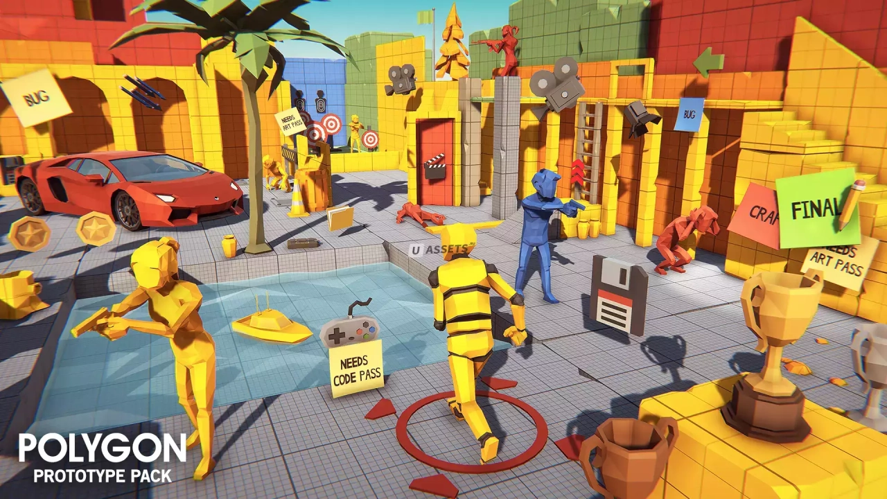 Screenshot #2 - POLYGON Prototype - Low Poly 3D Art by Synty