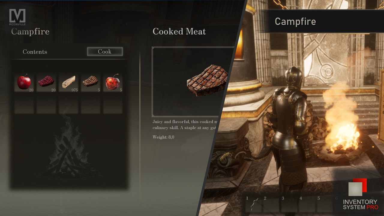 Screenshot #5 - Inventory System Pro by Moonville (UE5.5) - готовый инвентарь
