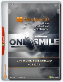 Windows 10 Pro 22H2 x64 Rus by OneSmiLe [19045.2364]