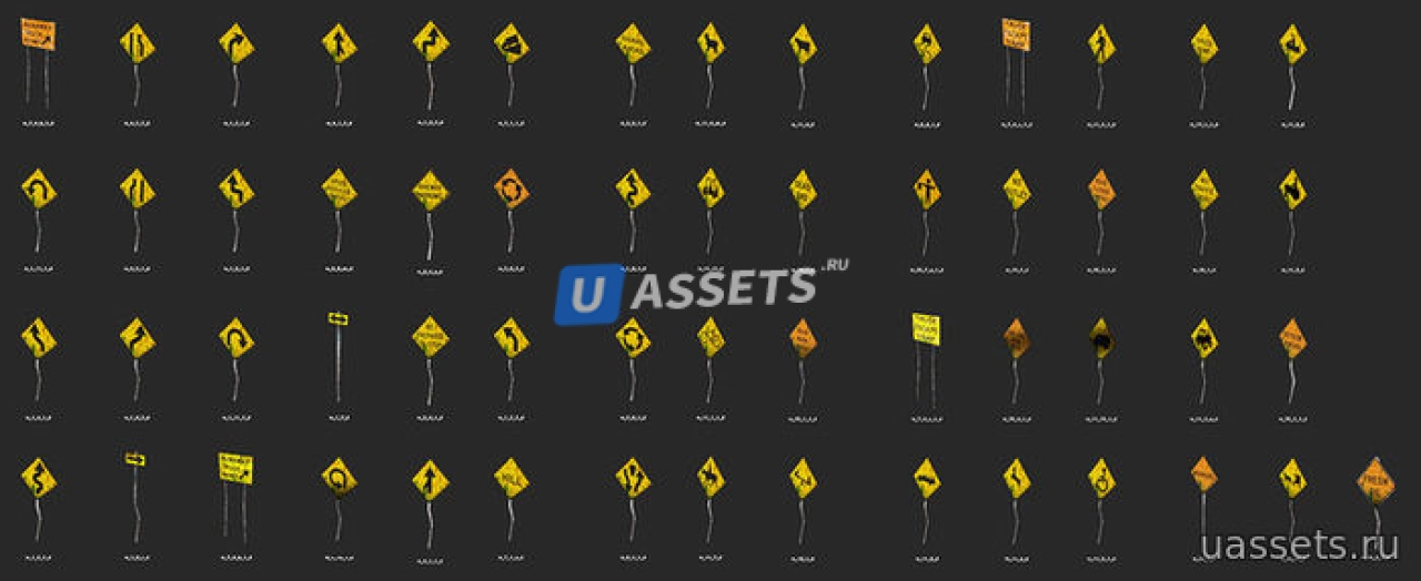 Screenshot #4 - 430 Prefab Traffic Signs
