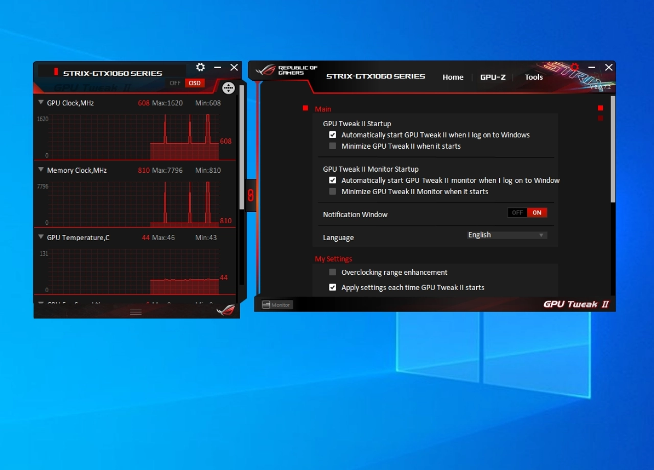 Screenshot #3 - ASUS GPU Tweak II