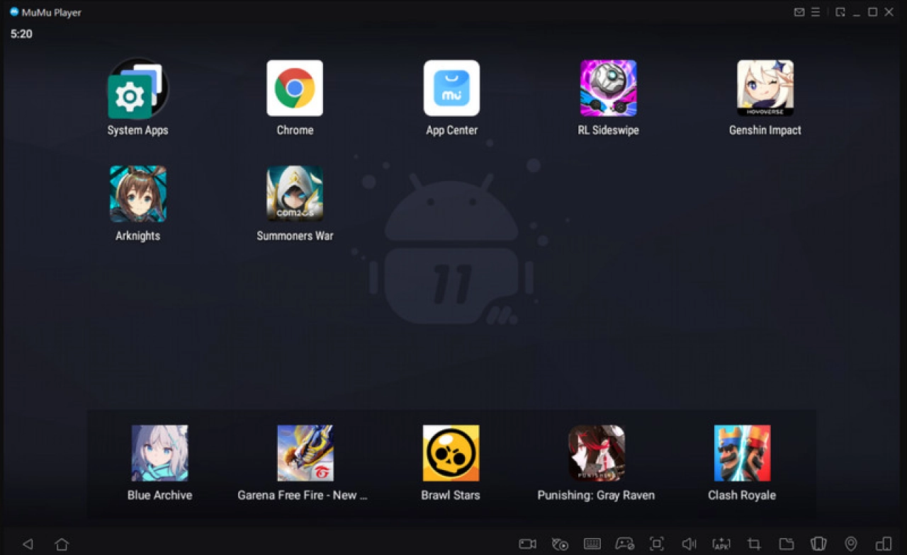 Screenshot #1 - MuMu Player v5.0.11 (эмулятор андроид для windows)