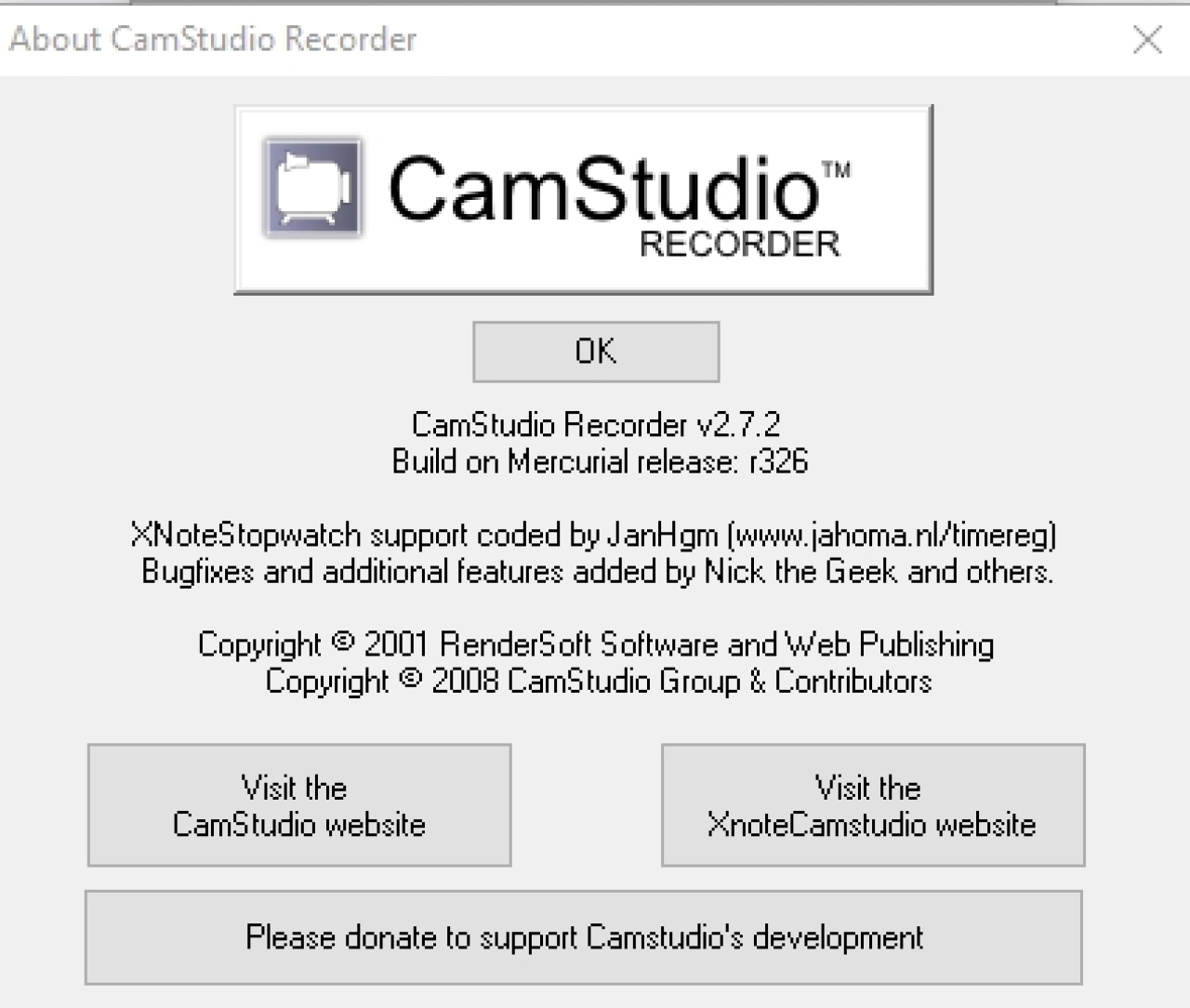 Screenshot #2 - CamStudio