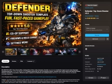Defender: Co-Op Top-Down Shooter UE5.6+  v3.1.2