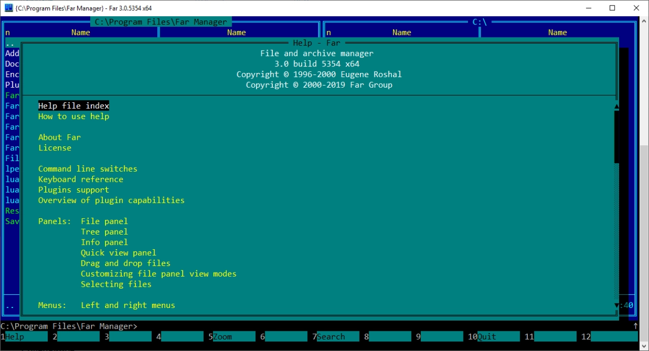Screenshot #3 - FAR Manager v3.0.6161 x64 bit русская версия