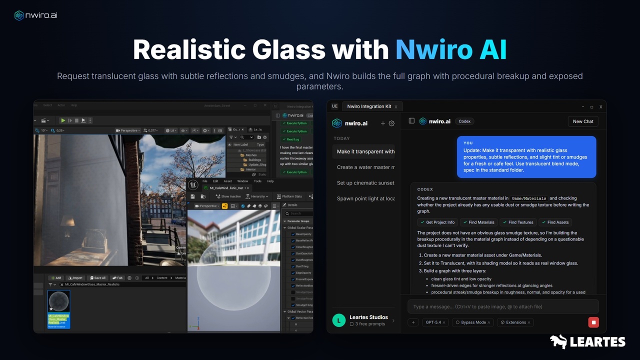 Screenshot #11 - NWIRO - AI Integration Kit ( Unreal Copilot & MCP & IK & Ultimate AI Bridge MCP) (Premium)