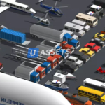 Screenshot #3 - Low Polygon Vehicles Pack