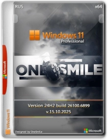 Windows 11 Pro by OneSmiLe 24H2 build 26100.6899
