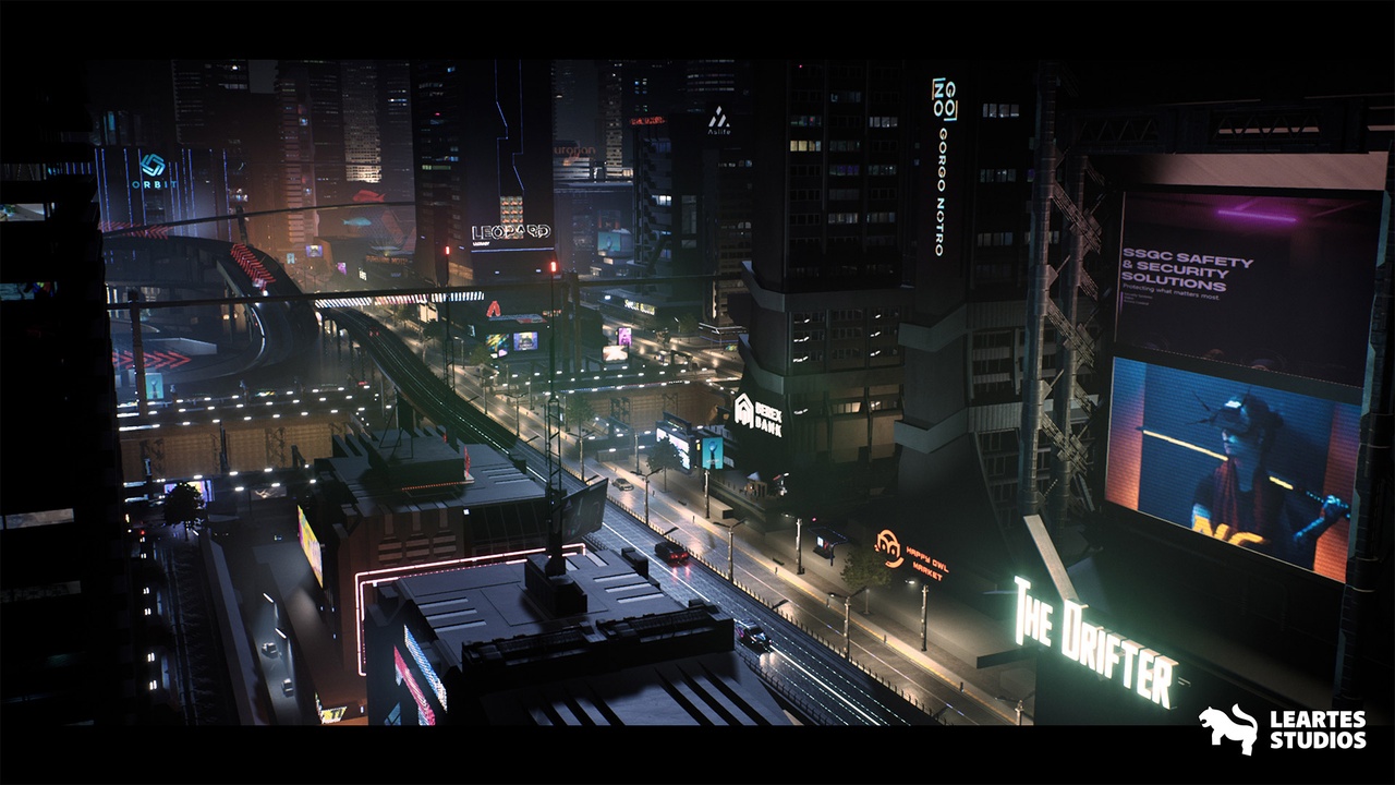 Screenshot #7 - Cyberpunk Gigapack ( Modular Cyberpunk Environment / Cyberpunk Characters ) UE5.7