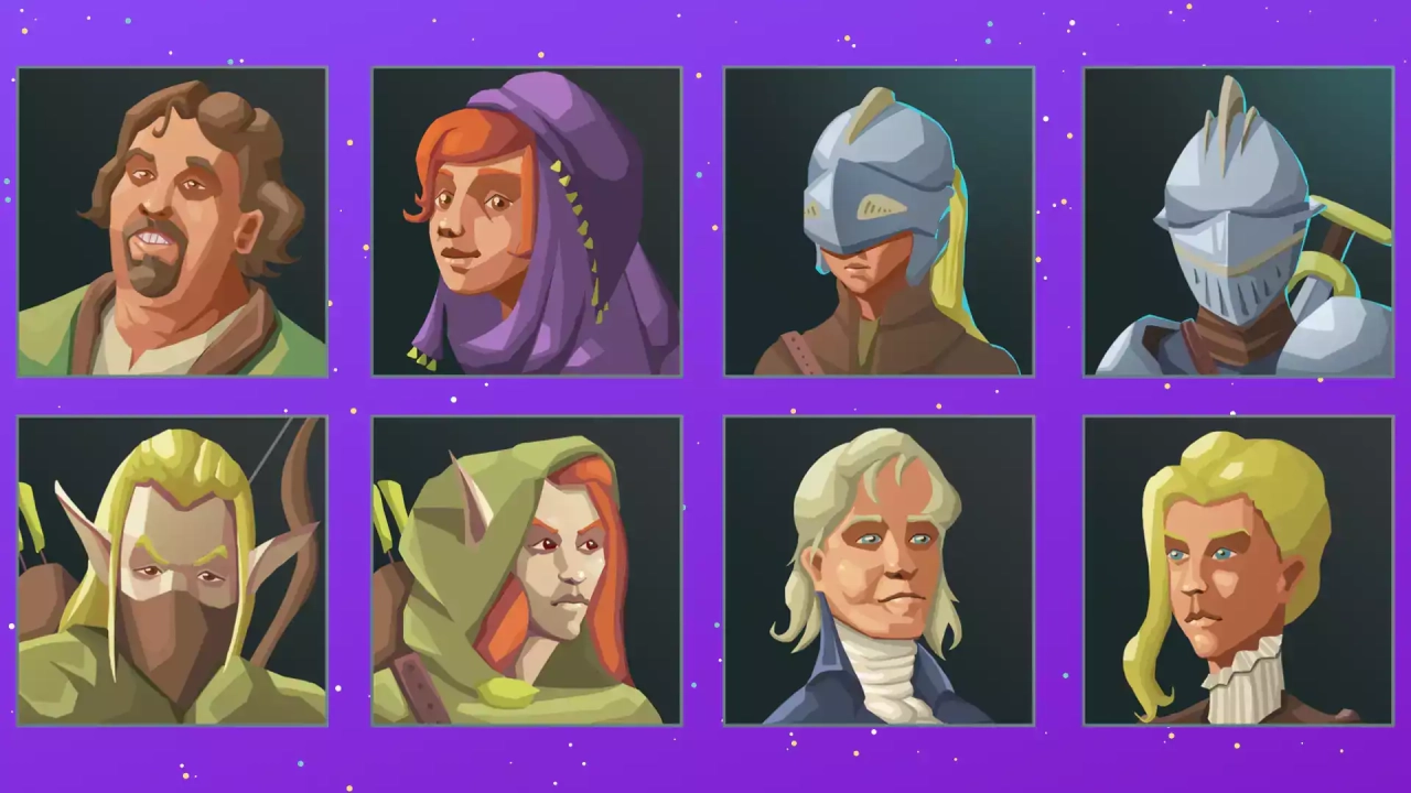 Screenshot #3 - Hand Painted Character Avatar Icons - Fantasy