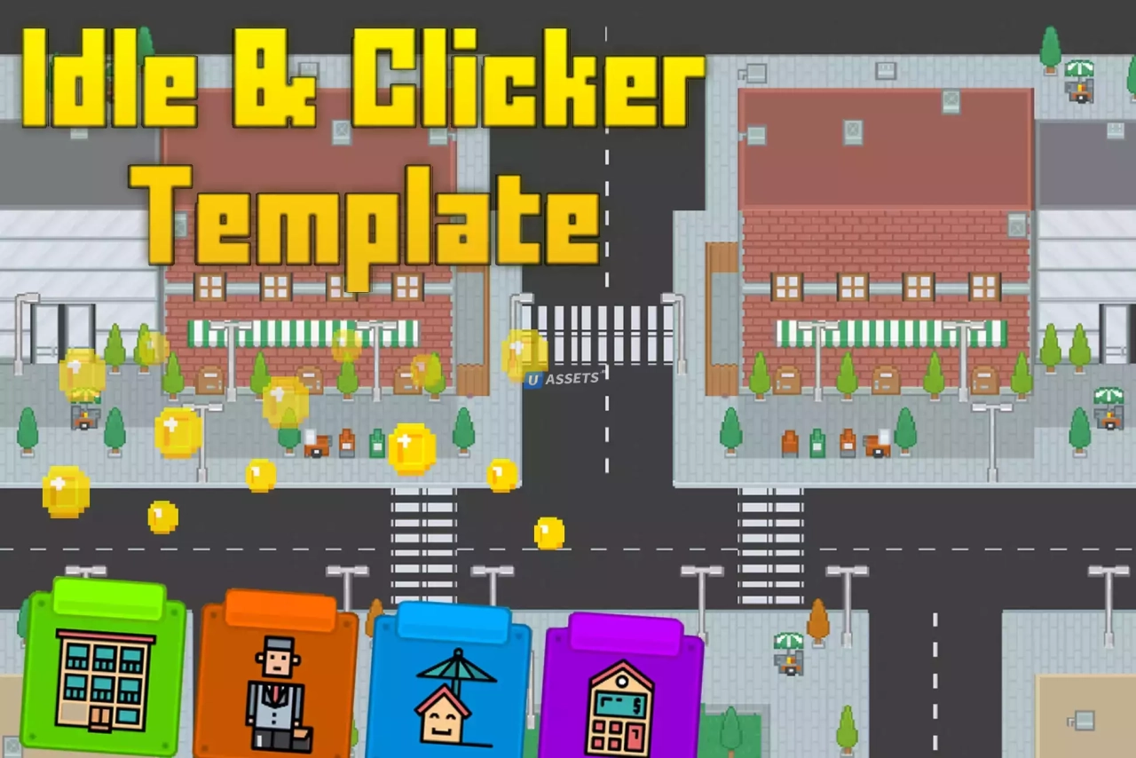 Screenshot #1 - Clicker-Idle Game Template