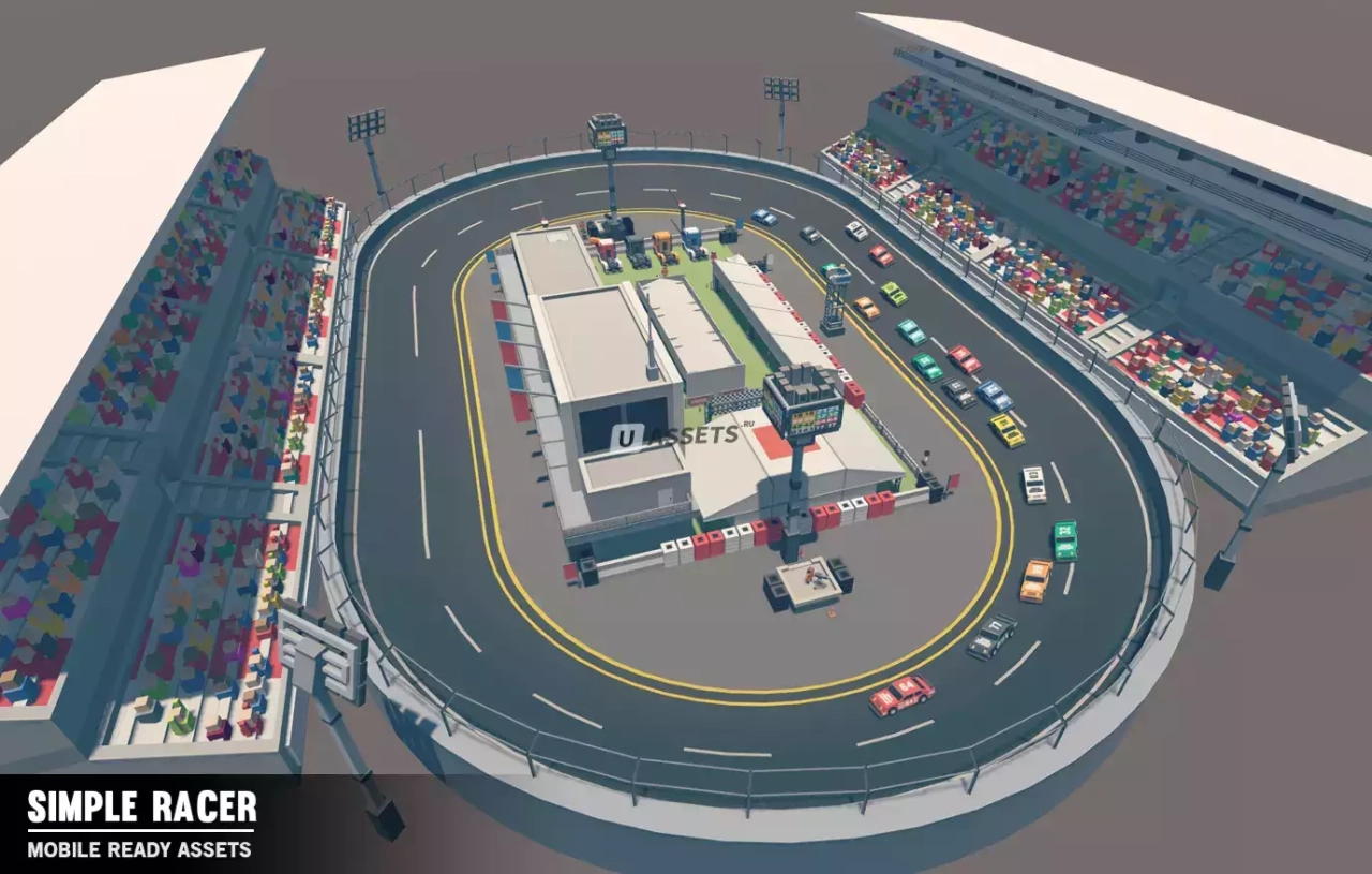 Screenshot #3 - Simple Racer - Cartoon Assets