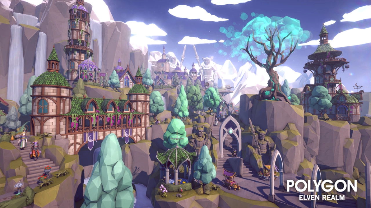 Screenshot #19 - POLYGON - Elven Realm Pack - Art by Synty Unity