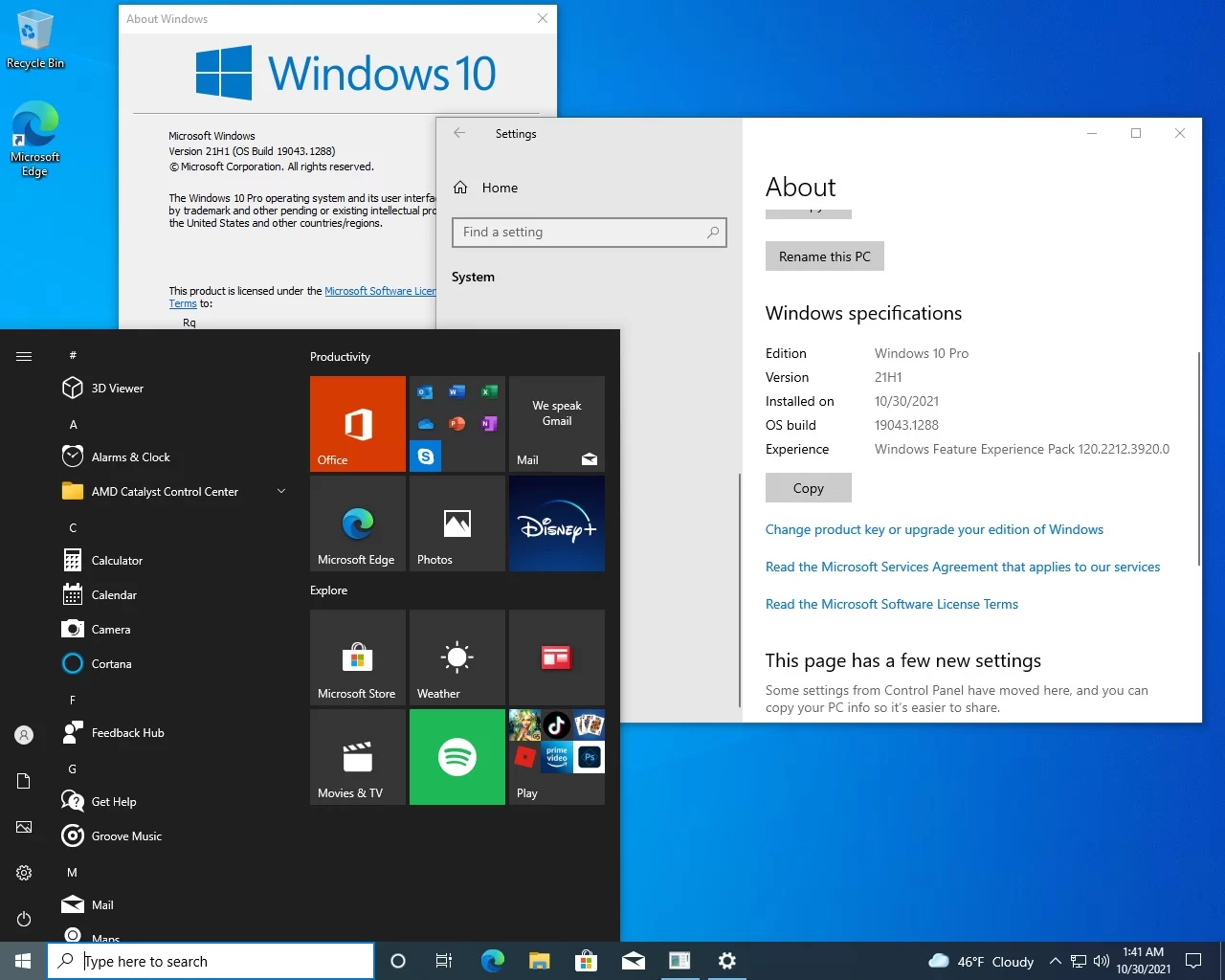 Screenshot #11 - Windows 10 x64 Release by StartSoft 04-2021