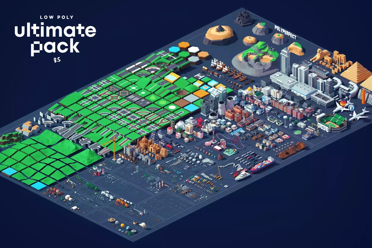 Screenshot #1 - Low Poly Ultimate Pack