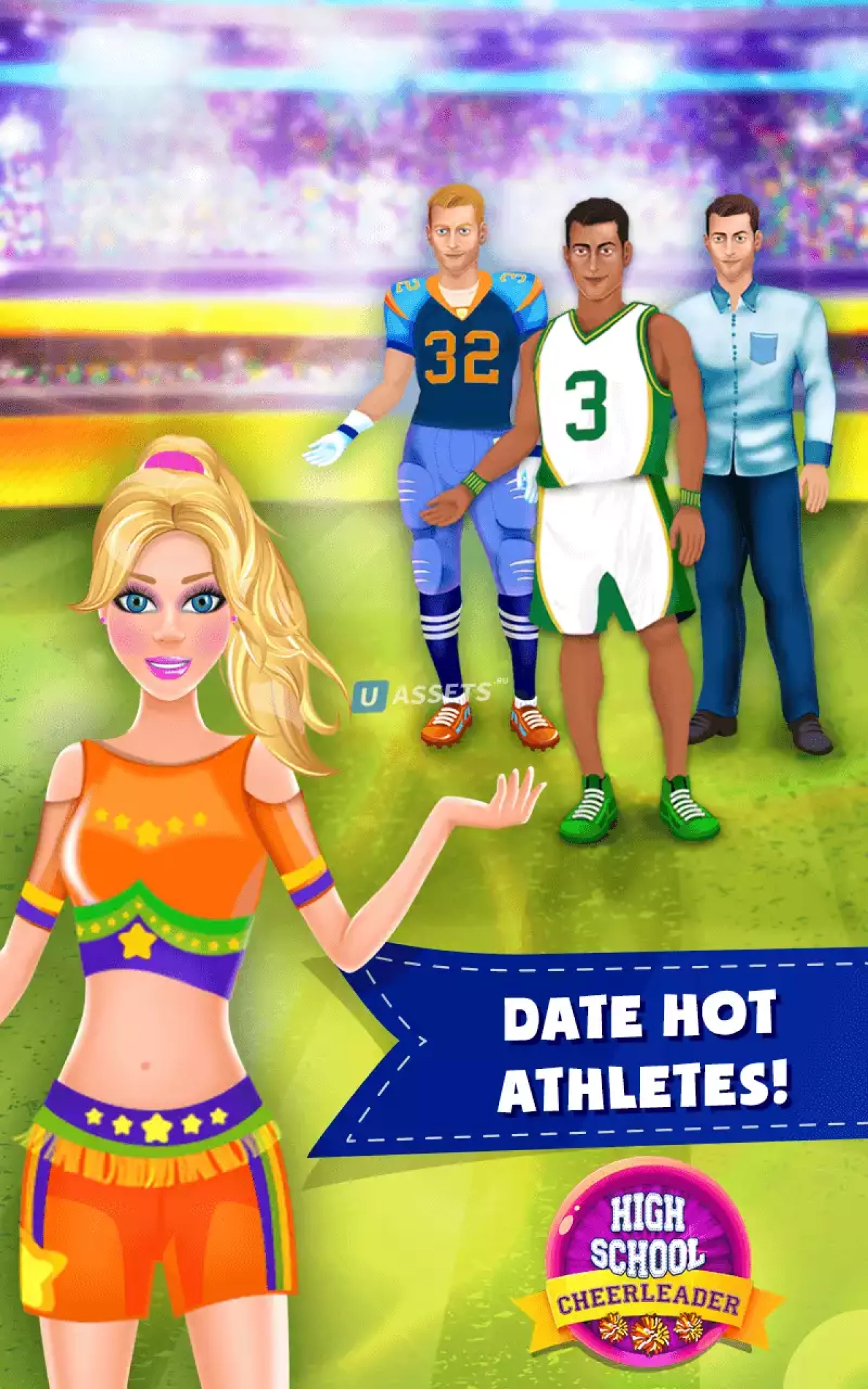Screenshot #2 - HighSchool Cheerleader Dressup