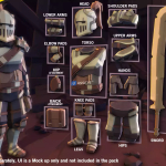 Screenshot #1 - POLYGON Modular Fantasy Hero Characters - Low Poly 3D Art by Synty