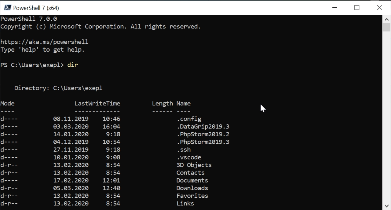 Screenshot #1 - Windows PowerShell