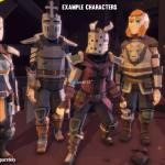 Screenshot #3 - POLYGON Modular Fantasy Hero Characters - Low Poly 3D Art by Synty